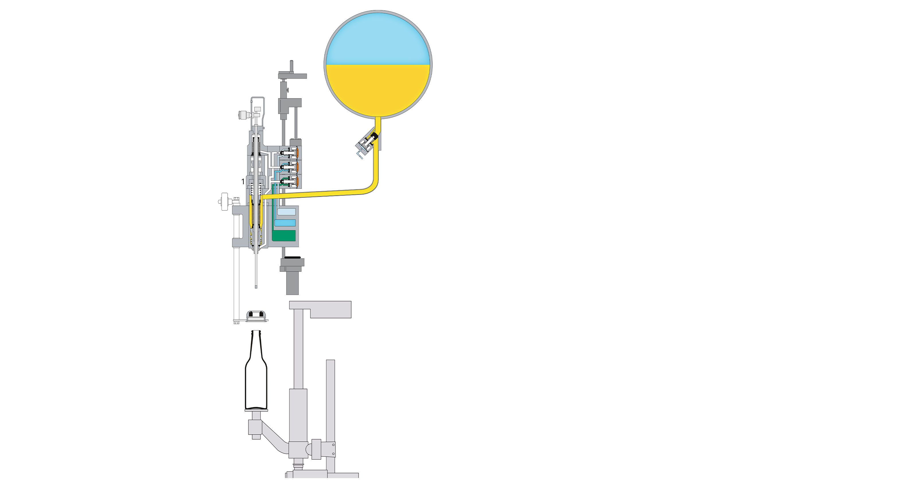 Funktionsprinzip des Ventils Hotspot